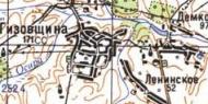 Топографічна карта Гізівщиної