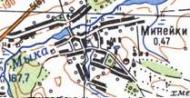 Топографічна карта Минійок
