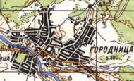 Топографическая карта Городницы