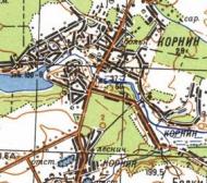 Топографічна карта Корниного