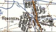 Топографічна карта Новополя