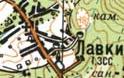 Топографічна карта Лавок