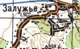 Topographic map of Zaluzhzhya