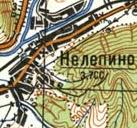 Топографічна карта Неліпина