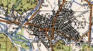 Топографічна карта Хуста