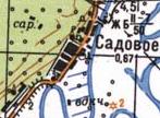 Topographic map of Sadove