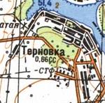 Топографічна карта Тернівки