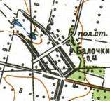 Топографічна карта Балочок