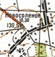Топографічна карта Новосолоного