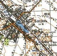 Топографічна карта Басані