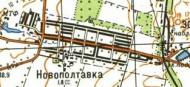 Топографічна карта Новополтавки