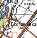 Topographic map of Skobychivka