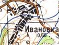 Топографічна карта Іванівки