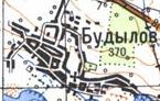 Топографічна карта Будилова