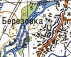Топографічна карта Березівки