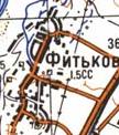 Топографическая карта Фитькова