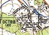 Топографическая карта Гостева