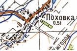 Топографічна карта Похівки