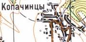 Топографічна карта Копачинців