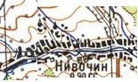 Топографічна карта Нивочиного