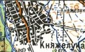 Топографическая карта Княжолуки