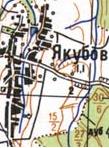 Топографічна карта Якубового
