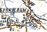 Топографічна карта Букачівців