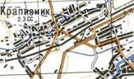 Топографическая карта Кропивника