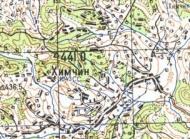 Топографическая карта Химчина