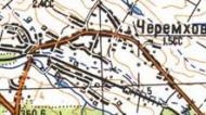Топографічна карта Черемхового