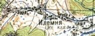 Топографічна карта Ілемньої