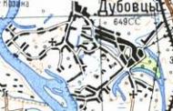 Топографічна карта Дубівців