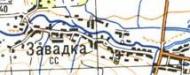 Топографічна карта Завадки