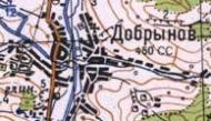 Топографічна карта Добриньового