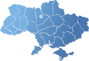 map of Ukraine