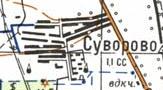 Топографічна карта Суворового