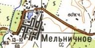 Топографічна карта Мельничного