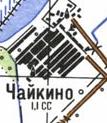 Topographic map of Chaykyne