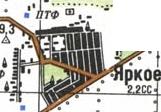 Топографічна карта Яркого