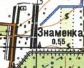 Topographic map of Znamyanka