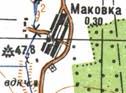 Topographic map of Makivka