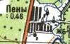 Топографічна карта Пінів