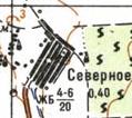 Топографічна карта Сєверного