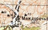 Topographic map of Mizhrichchya