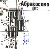Topographic map of Abrikosova