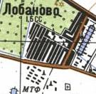 Topographic map of Lobanove