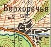 Топографічна карта Верхоріччя