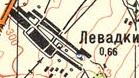 Топографічна карта Левадок