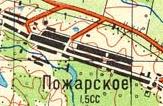 Topographic map of Pozharske
