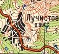 Topographic map of Luchyste